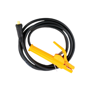 Porta electrodo con conectores amarillo