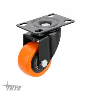 GARRUCHA PLATAFORMA GIRATORIA RUEDA PP NARANJA 1-1/2 30kg THYZ