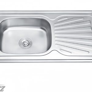 FREGADERO ACERO INOX MODELO LS-10050E 100*50 THYZ