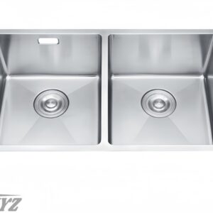 FREGADERO ACERO INOX 2 POZOS MODELO LS-8245DHA2 82*45 THYZ