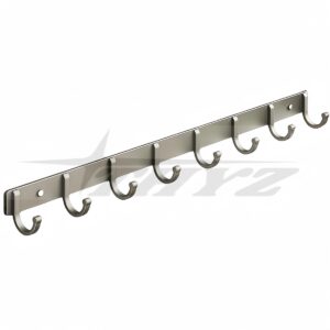 COLGADOR DE PARED PARA ROPA ALUMINIO GRIS 8 GANCHOS MODELO TY-807 THYZ