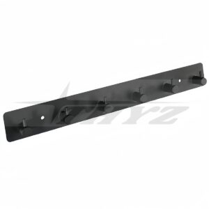 COLGADOR DE PARED PARA ROPA ACERO INOX NEGRO MATE 6 GANCHOS MODELO TY-810 THYZ