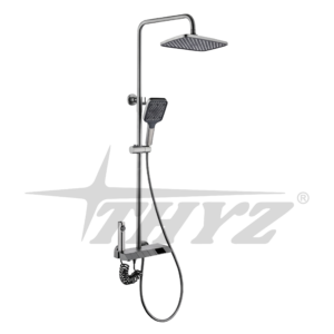 SET DE DUCHA MONOMANDO GRIS OSCURO 4 FUNCION TY-826 THYZ